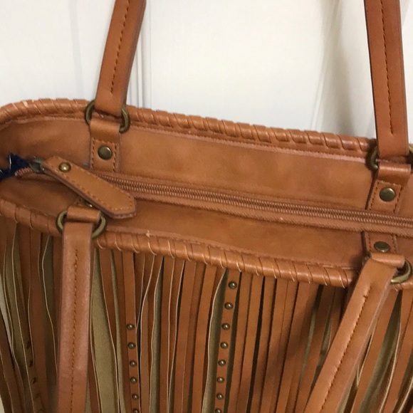 Charming Charlie Ryder Studded Fringe Handbag - Picture 11 of 16